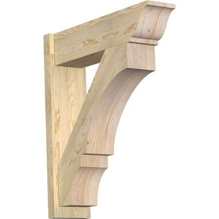 Ekena Millwork Balboa Rough Sawn Traditional Outlooker, Douglas Fir, 8"W x 30"D x 34"H OUT08X30X34BOA01RDF